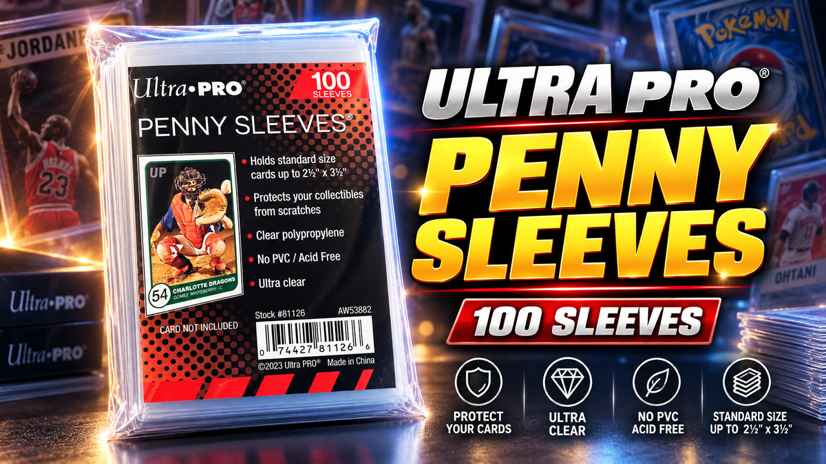 Ultra PRO Penny Sleeves 100ct – Clear Soft Card Sleeves