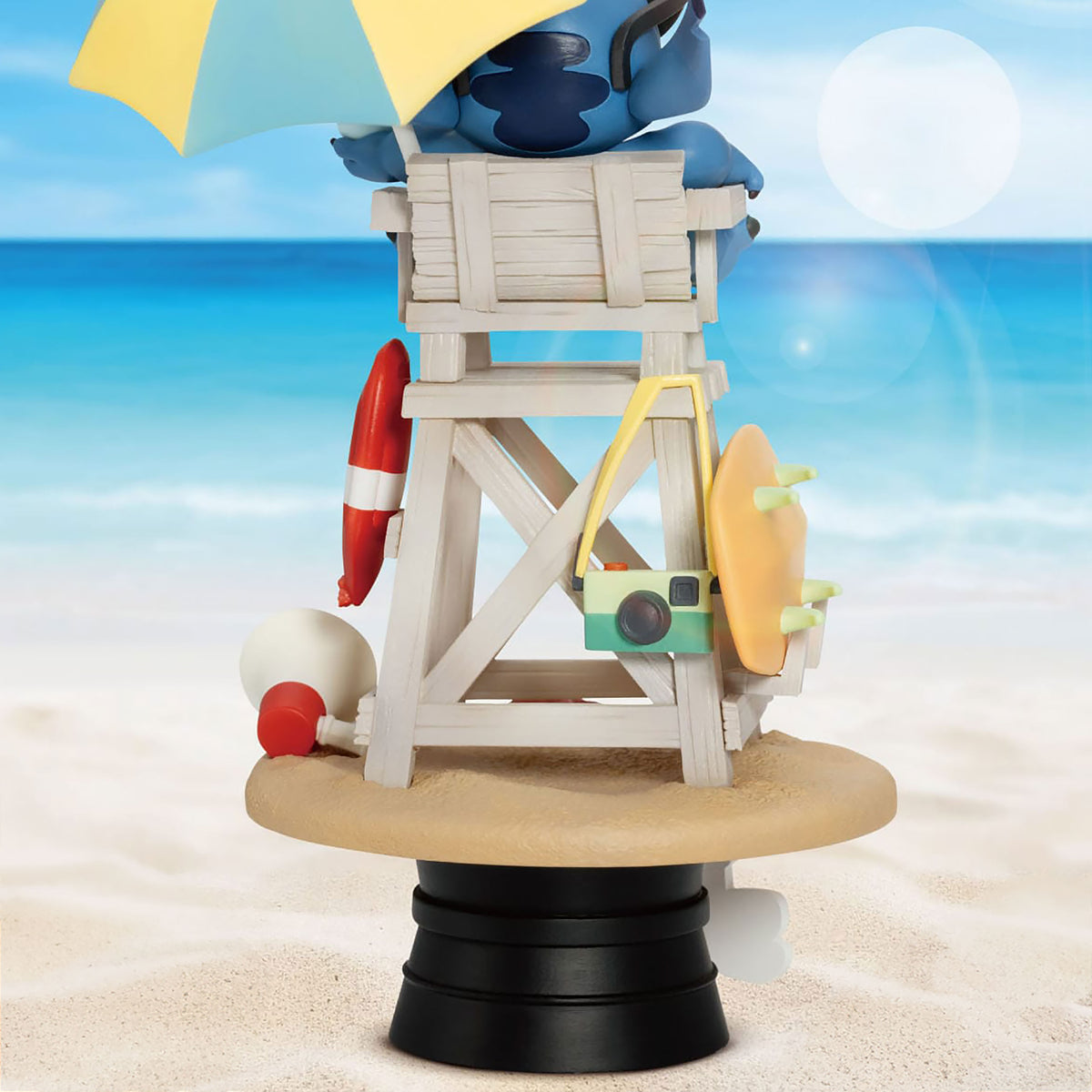Beast Kingdom DS-126 Stitch Summer Vibe diorama rear detail