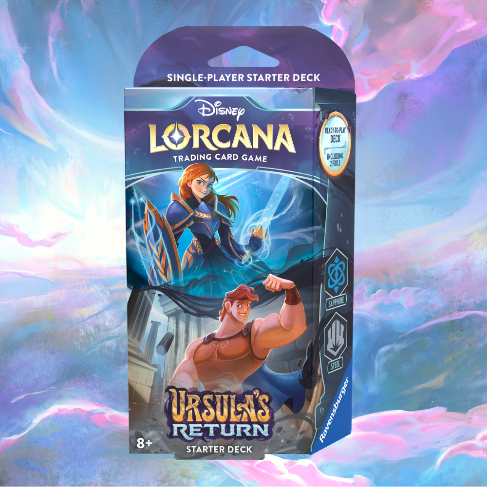 Sealed English Disney Lorcana Ursula's Return Sapphire & Steel starter deck – Anna & Hercules