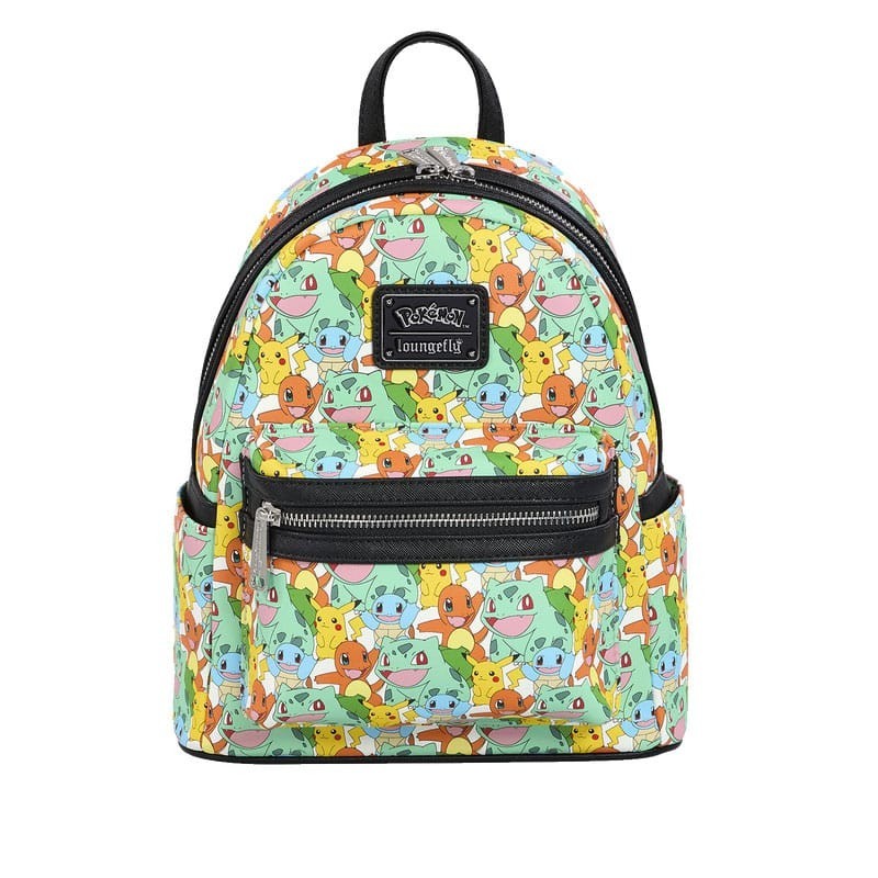 Pokémon Pikachu & Starters All Over Print Mini Backpack | Loungefly — authentic product image 5