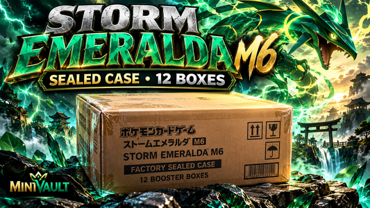 Pokémon TCG Storm Emeralda M6 factory sealed case with 12 booster boxes